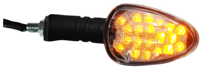 QT-LD-AMB MotoEquip Pair of D Amber Arrow LED Indicators