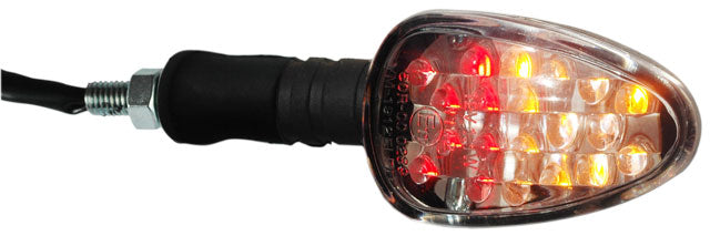 QT-LD-RED MotoEquip Pair of D Amber/Red Arrow LED Indicators