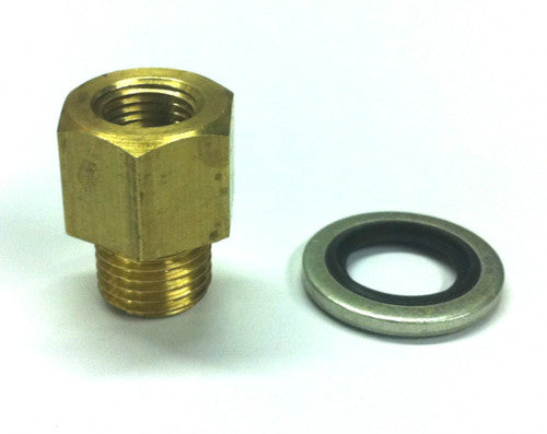 ACE-TA14x1.25 Acewell Temperature Gauge Sender Adaptor 1/8 NPT to M14x1.25