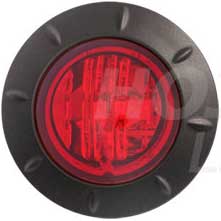 QT-FLR-RED MotoEquip 36mm Rubber Flush Mount Brake-Tail