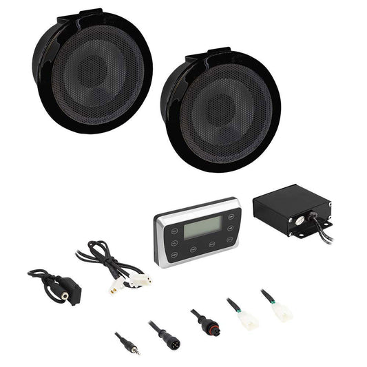 MT469 Quadtech UTV Radio with FM Bluetooth USB SD