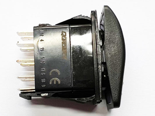 AES-103-DM Quadtech Headlight on-on-off rocker switch