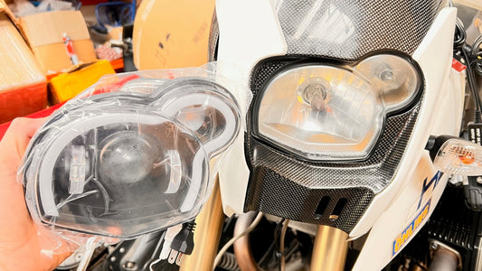 LED Headlight for BMW HP2 Megamoto MotoEquip LED Headlight for BMW HP2 Megamoto