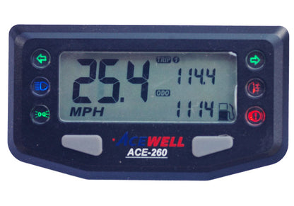 ACE-260 Acewell Digital display - Speedometer, warning lamps