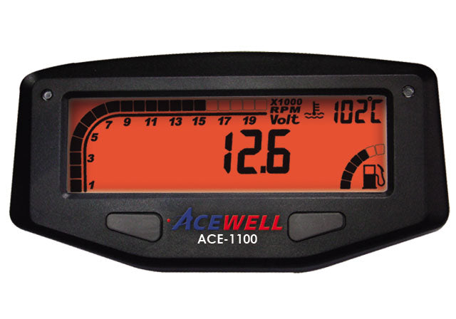 ACE-1100 Acewell Digital display - RPM, temp, fuel