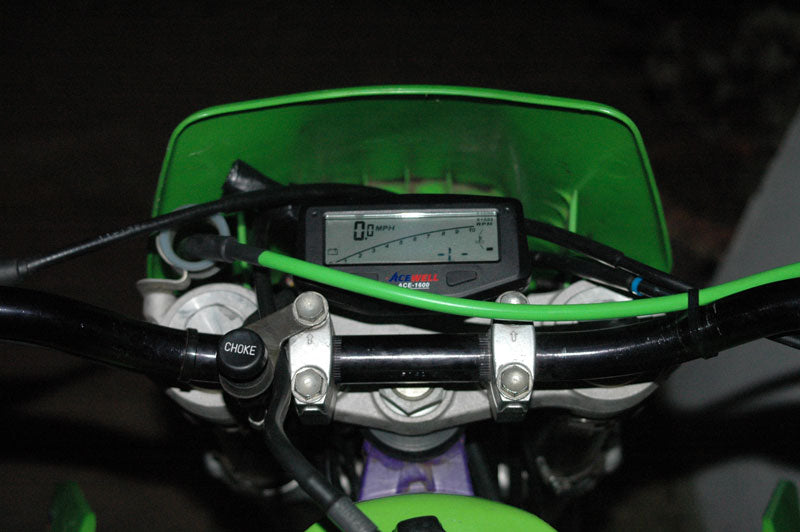 ACE-1600 Acewell Digital display - Speed, RPM, temp, fuel, remote control, lap timer