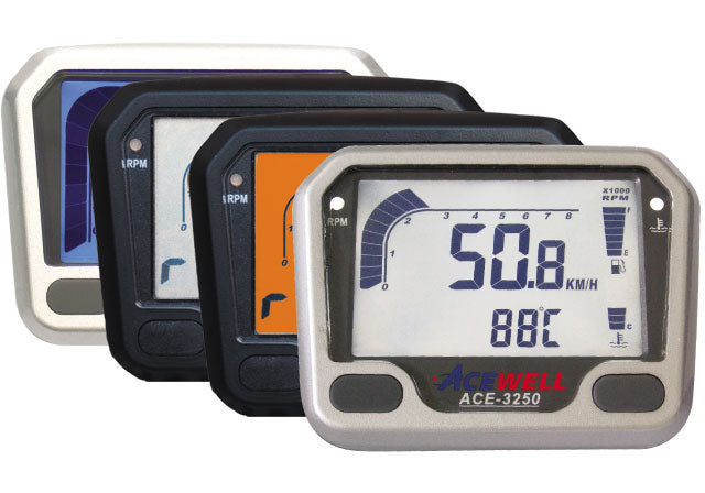 ACE-3xxx Build your own Acewell Speedometer, warning lamps, rpm, temp
