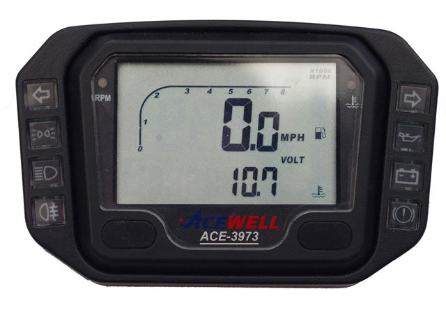 ACE-3xxx Build your own Acewell Speedometer, warning lamps, rpm, temp