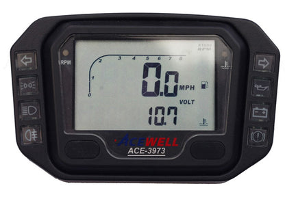 ACE-3xxx Build your own Acewell Speedometer, warning lamps, rpm, temp