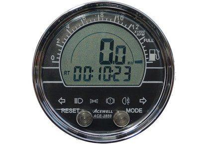 ACE-2959+ Plastic_case Acewell Digital display - Round Speedo and tacho for cars