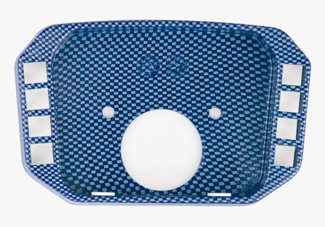 ACE-CCB Acewell Blue Carbon Fibre warning lamps cover for ACE-3xxx