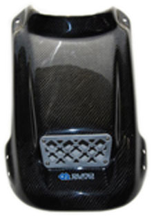 TRX450R-CH-MX Quadtech Honda TRX450R Carbon Fibre Nose Cone