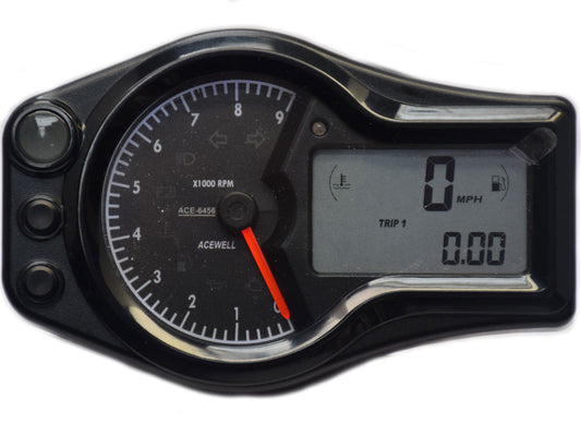 ACE-6456 Acewell High Performance Speedometer analogue RPM to 9000