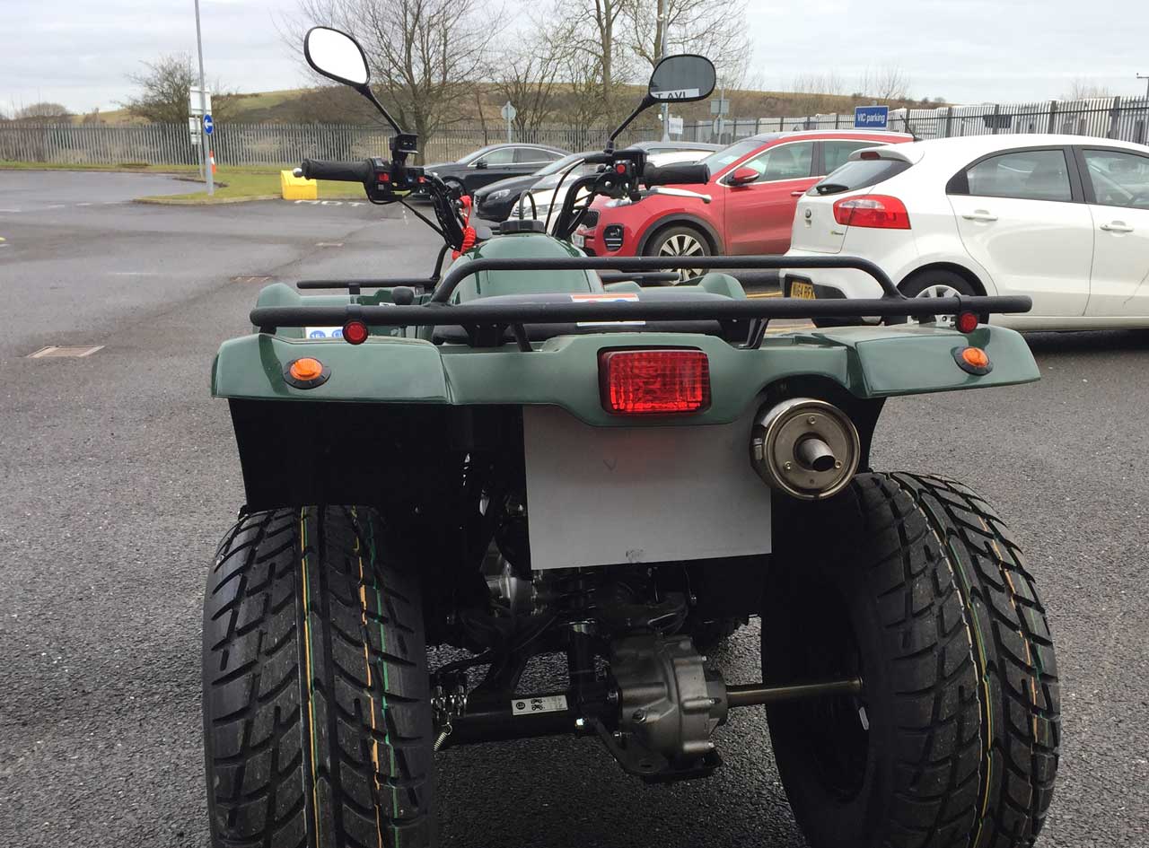 QT-RKA-GRIZZLY350 Quadtech Grizzly 350 Farm Quad / Utility Quad Road / Agricultural registration