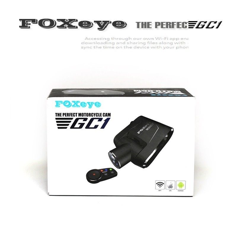 Foxeye GC1 MotoEquip WiFi HD motorcycle accident camera Practical Sportbike Special
