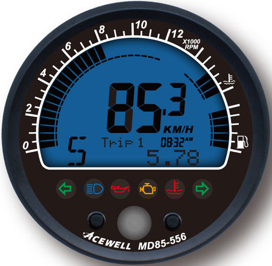 MD85-556 Acewell 85mm Digital Speedometer