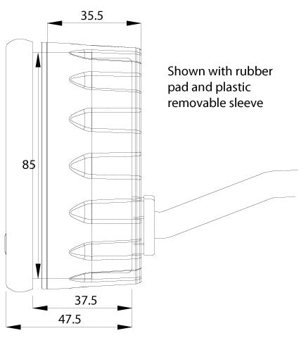 MD85-556 Acewell 85mm Digital Speedometer