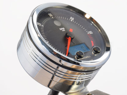 CA85 British Face Acewell 85mm diameter British Style analogue gauge  with digital panel