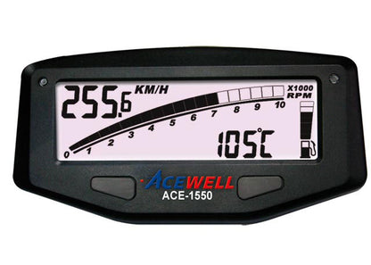 ACE-1550 Acewell Digital display - Speed, RPM, temp, fuel