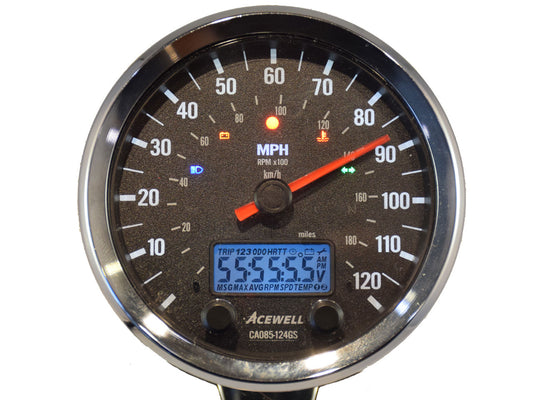 CA85 BMW and Japanese Face Acewell 85mm diameter BMW and Japanese Face with digital panel