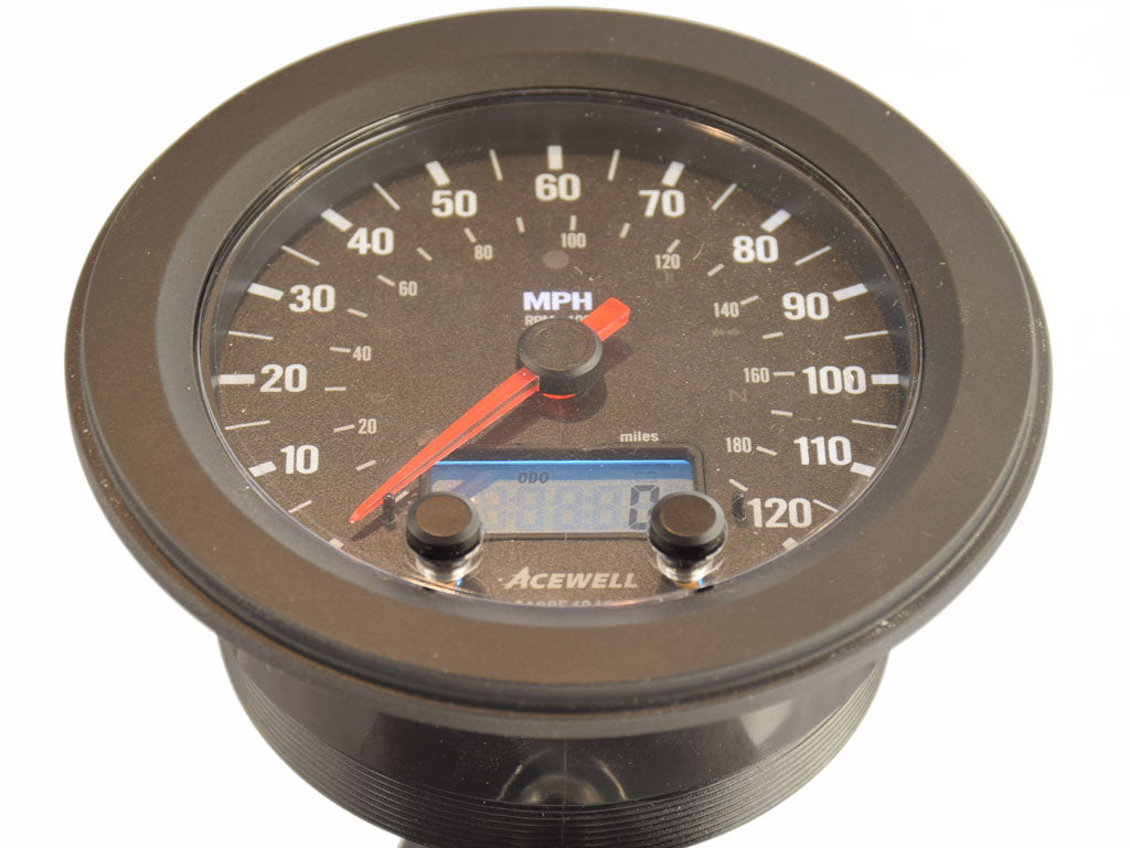 CA85 BMW R80-R100-GS Plug-and-Play Acewell 100mm diameter speedometer to fit BMW R80 R100 GS G/S Plug and Play