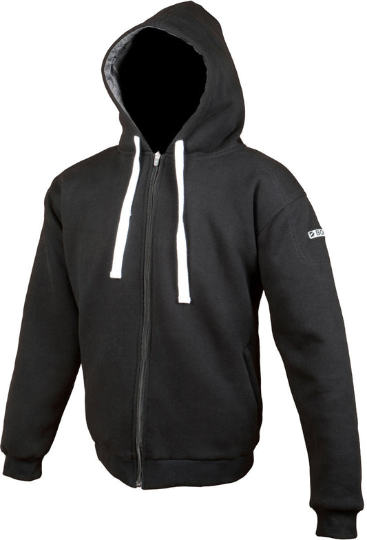 Booster Core Black Kevlar Hoodie MotoEquip Booster Core Black Kevlar Hoodie 101