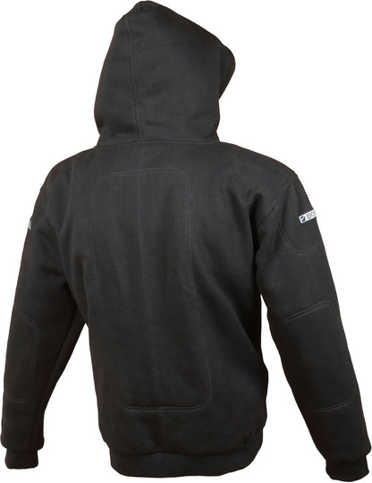 Booster Core Black Kevlar Hoodie MotoEquip Booster Core Black Kevlar Hoodie 101