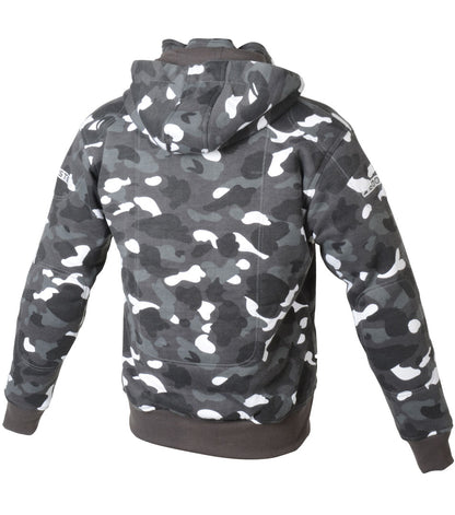 Booster Core Grey camo Kevlar Hoodie MotoEquip Booster Core Grey-White Camo Kevlar Hoodie 824