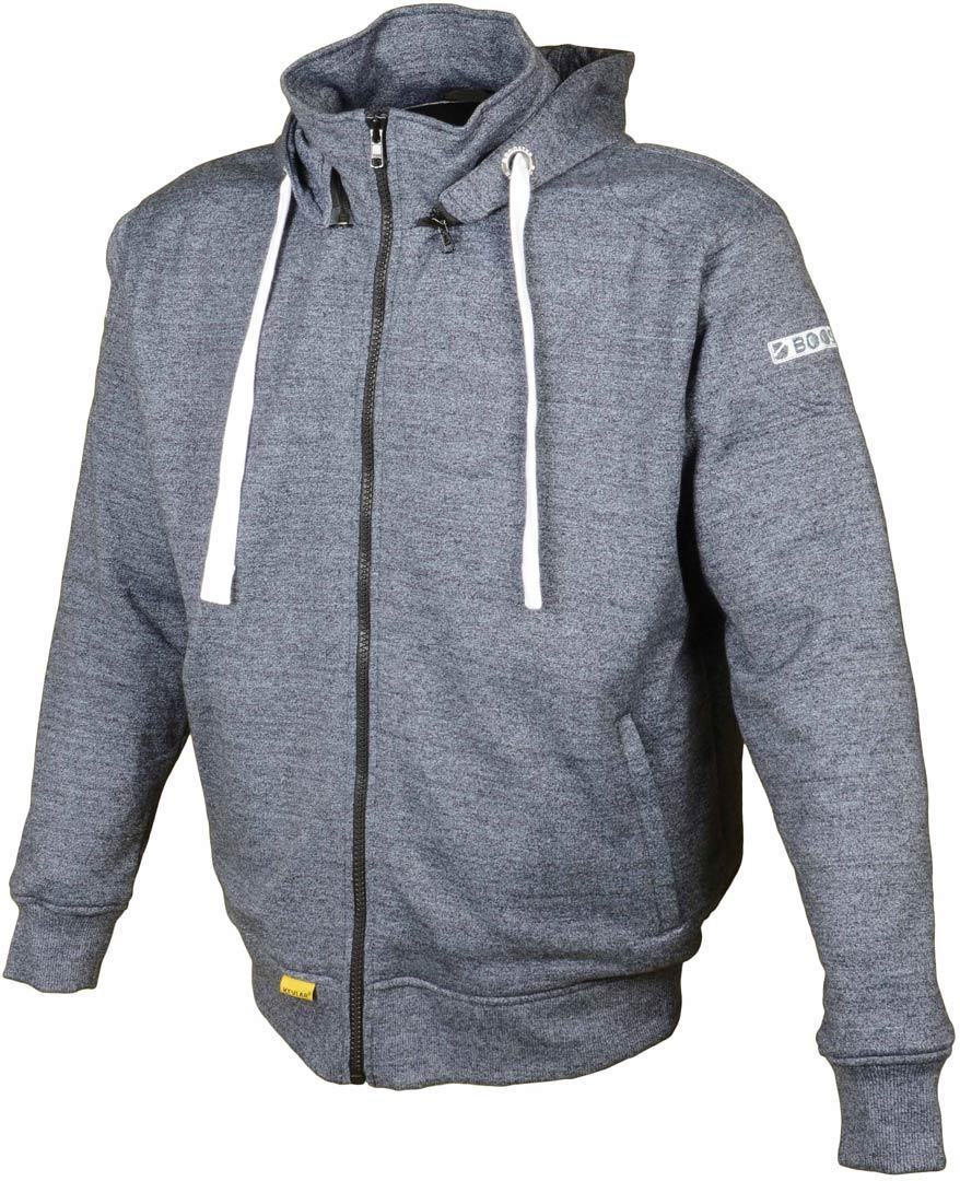 Booster Core Grey Kevlar Hoodie MotoEquip Booster Core Grey Kevlar Hoodie 555