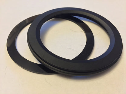ACE-85-109 Acewell 93mm - 100mm diameter black CNC bezel for 85mm series