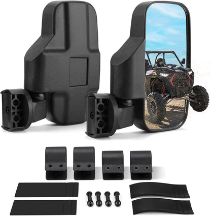 18030 Quadtech UTV SXS Side View Mirrors