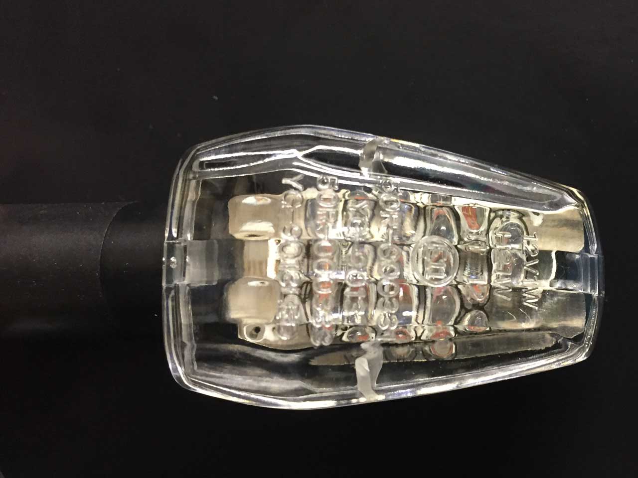 YG-9013-WHT MotoEquip Pair Amber & White LED indicators