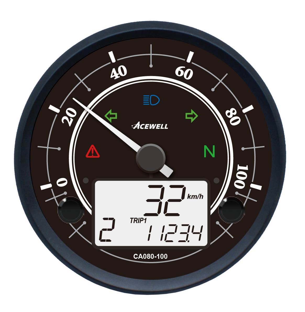 CA80-100RE Acewell Plug and play speedometer Royal Enfield 350 / 500