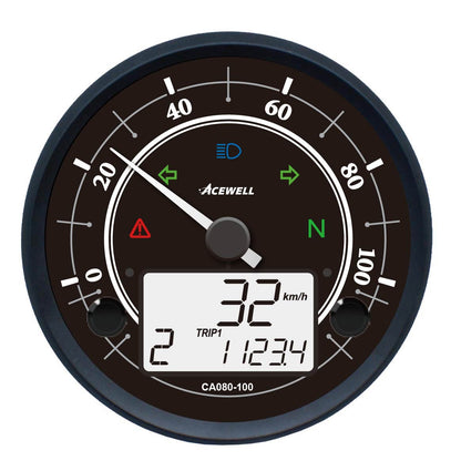 CA80-100RE Acewell Plug and play speedometer Royal Enfield 350 / 500