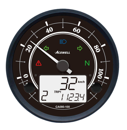 CA80-100RE Acewell Plug and play speedometer Royal Enfield 350 / 500
