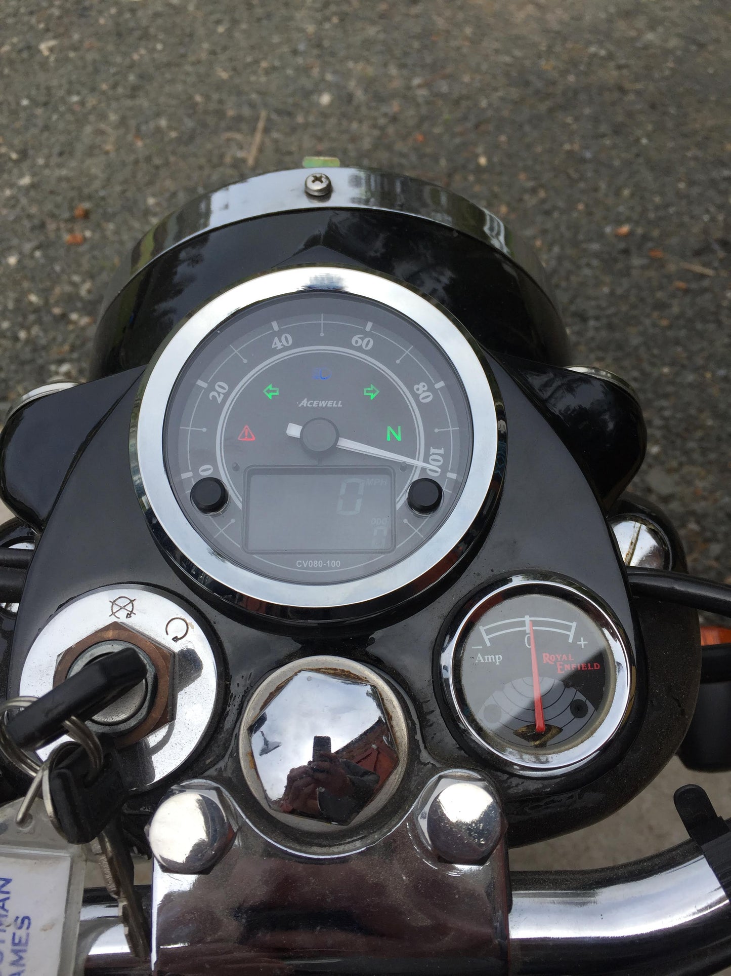 CA80-100RE Acewell Plug and play speedometer Royal Enfield 350 / 500