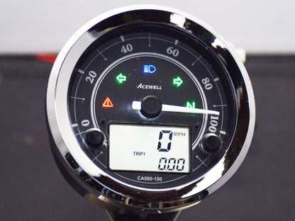 CA80-100RE Acewell Plug and play speedometer Royal Enfield 350 / 500