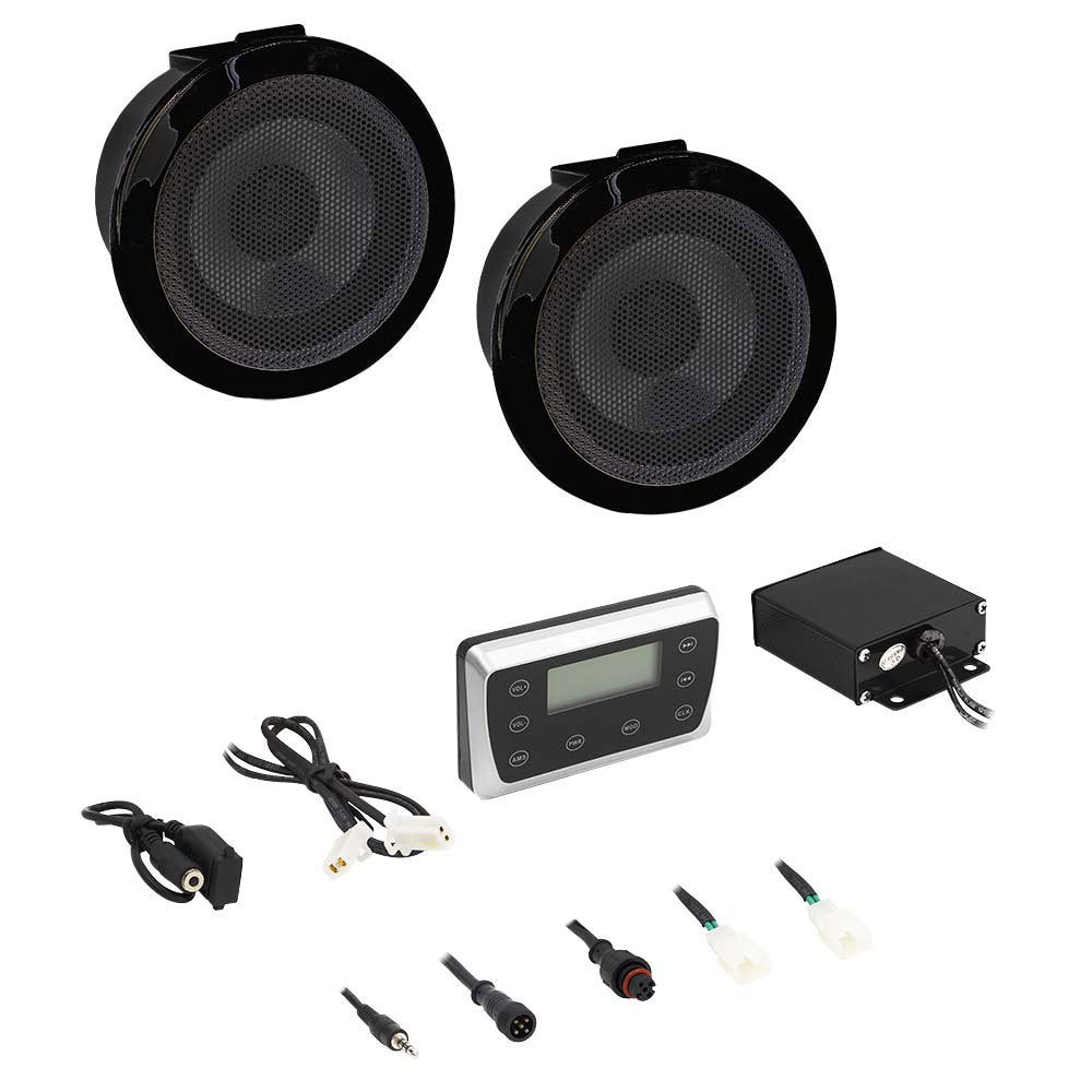 MT469 Quadtech UTV Radio with FM Bluetooth USB SD