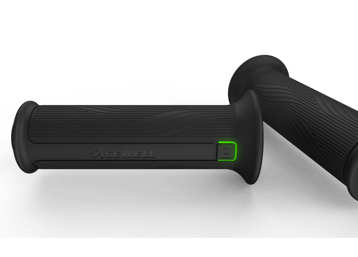 ACE-HG20 Acewell Acewell Intelligent Motorcycle Heated Grips With 5 Level Heat Control and Battery Protectio