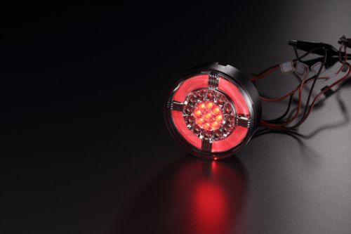 QT-BT09 MotoEquip Round 80mm LED Multifunction rear light