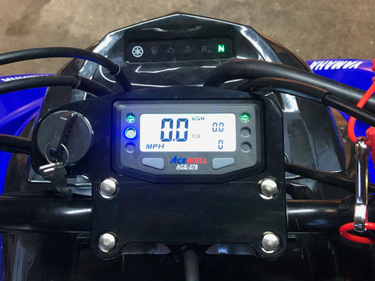 ACE-YFM700-YOKE Acewell CNC handlebar clamp for Raptor 700 with mount for ACE-278