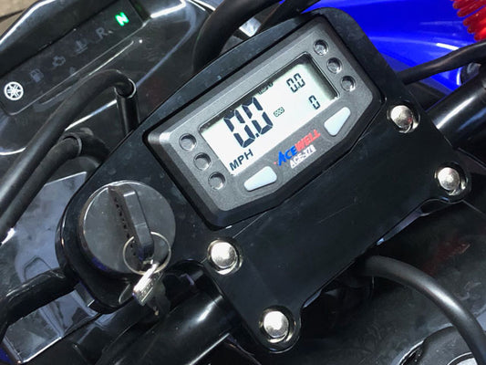 ACE-YFM700-YOKE Acewell CNC handlebar clamp for Raptor 700 with mount for ACE-278