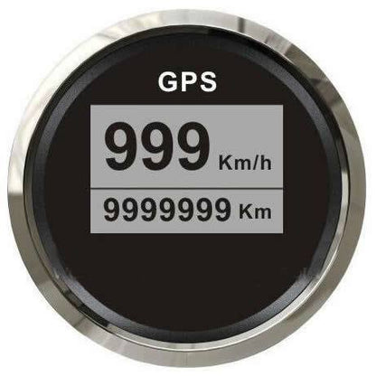GP85-120D MotoEquip 85mm diameter GPS speedo with digital face