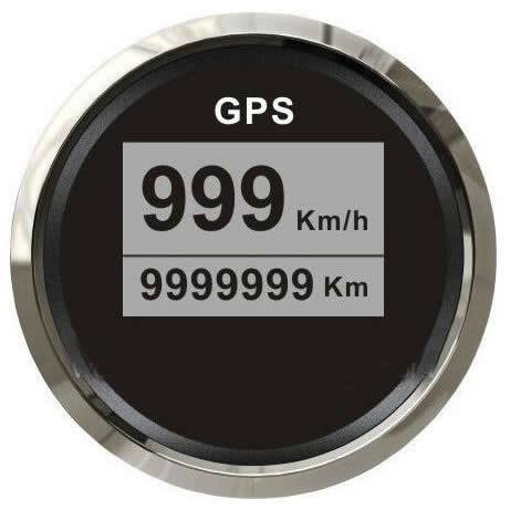 GP85-120D MotoEquip 85mm diameter GPS speedo with digital face