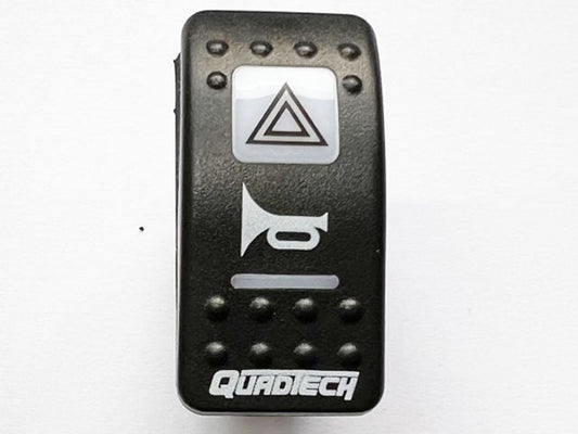 AES-103M-HN Quadtech Hazard Horn (on)-off-(on) switch