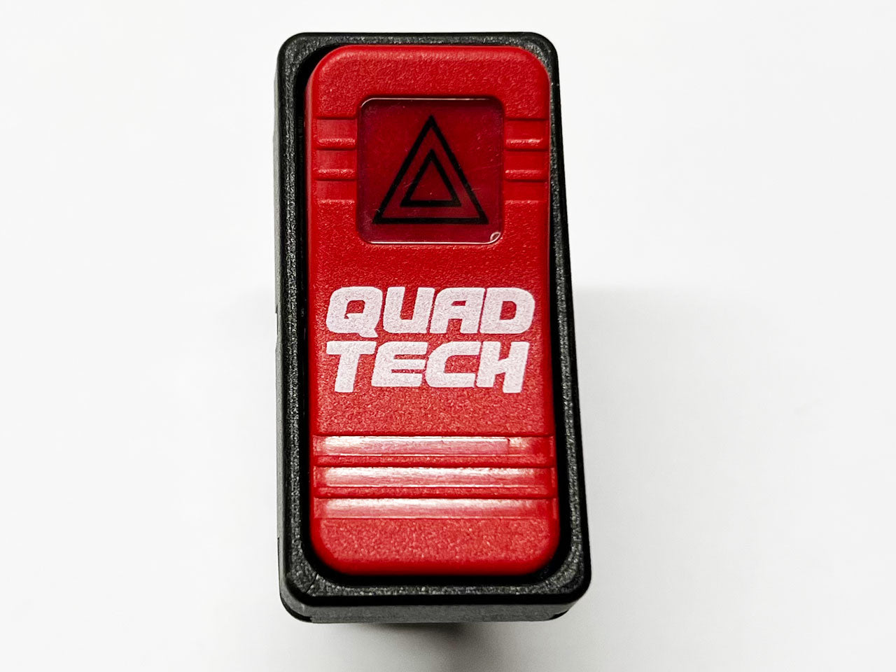 J5A2S0T1 Quadtech Carling Contura X Red Hazard Switch with Quadtech Logo