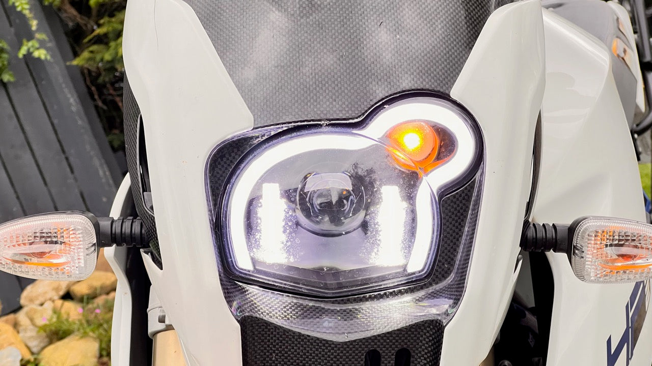 LED Headlight for BMW HP2 Megamoto MotoEquip LED Headlight for BMW HP2 Megamoto