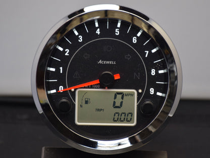 CA80-KBSI Acewell 80mm diameter speedo and RPM  K1 K75 K100 K1100 plug and play