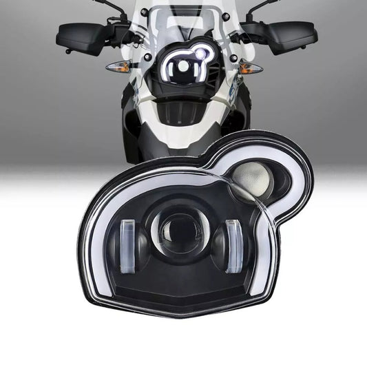 G650HL MotoEquip LED Angel Devil Headlight for G650X G650GS Serato