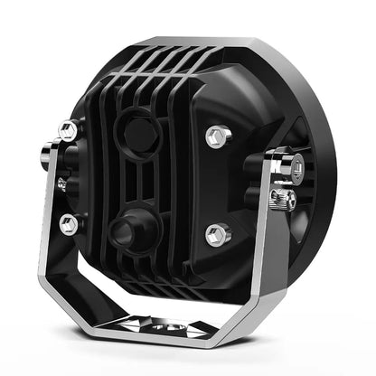 ME-X4DL-White MotoEquip Motoequip X4 - 4 inch driving light with white X DRL